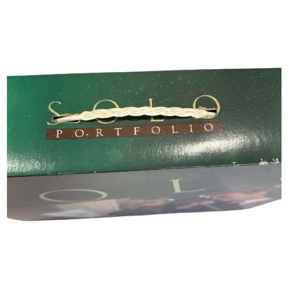 Unique Vintage 80's SOLO Burgundy Portfolio - Picture 4 of 16